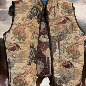 Natural Reflections Multicolor Patterned Vest